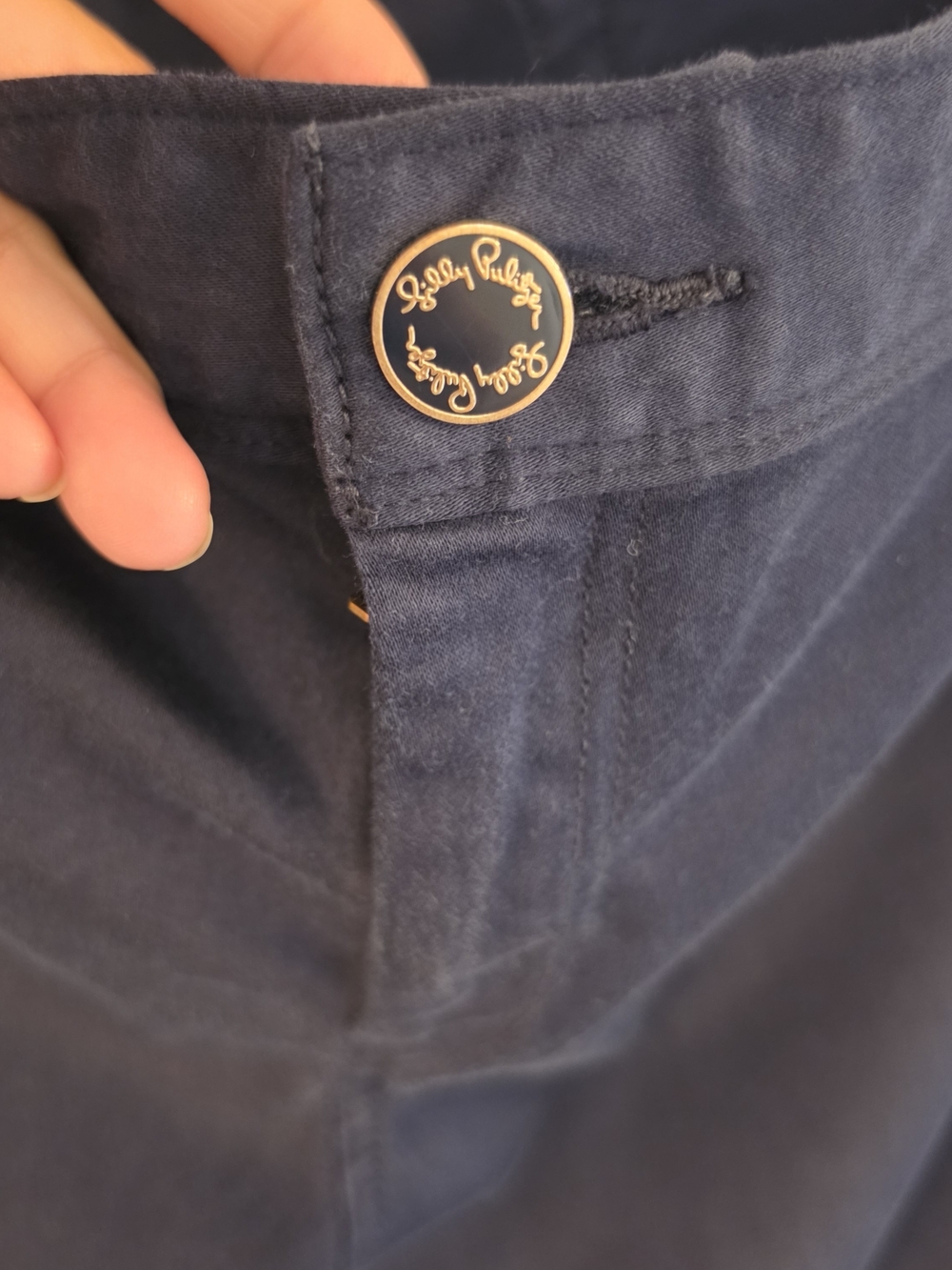 Lilly Pulitzer Navy Blue Straight Jeans - Picture 7 of 14